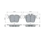 Plaquette de frein AR Mercedes W205-X253 – Image 2